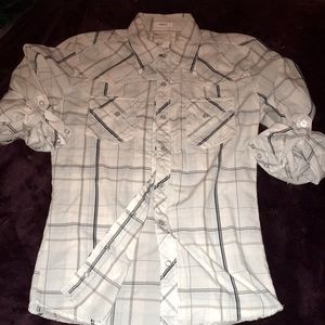 NWOT BKE Snap Down Long Sleeve Athletic Fit Dress shirt. Unisex or Men’s medium